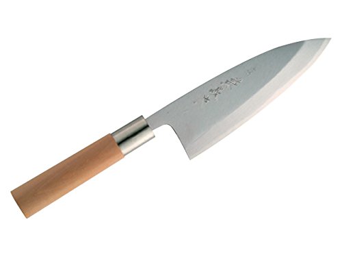 Amazon.co.jp: 兼義作 ステン口 出刃包丁 150mm 30551 : Home & Kitchen